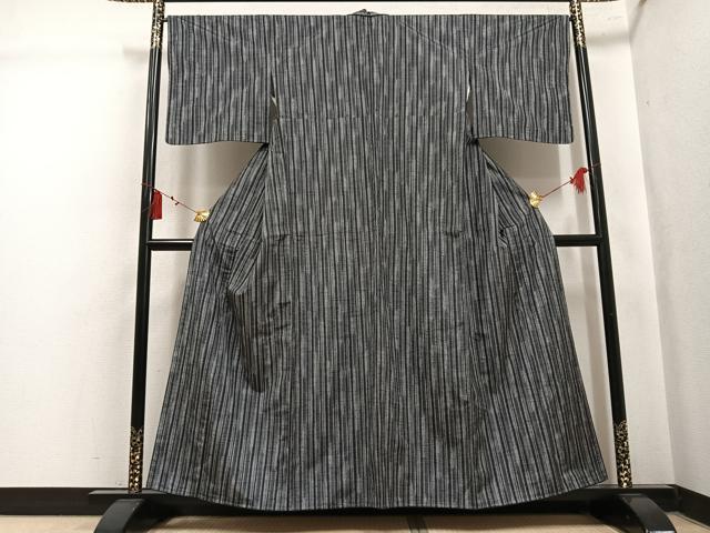 平和屋着物●上質な紬 間道 正絹 逸品 AABL1663ph