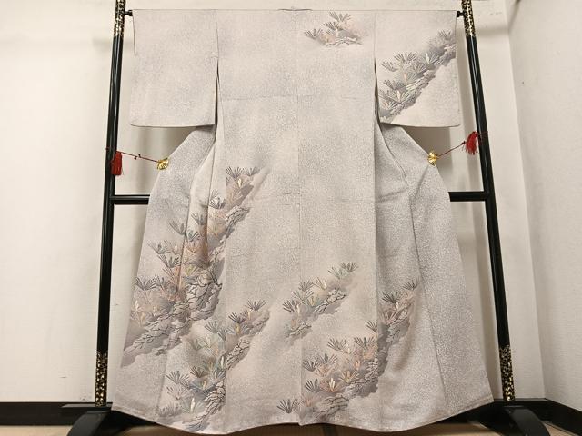 平和屋着物●訪問着 松 暈し染め 正絹 逸品 AABL1703ph