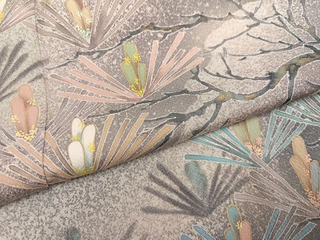 平和屋着物●訪問着 松 暈し染め 正絹 逸品 AABL1703ph