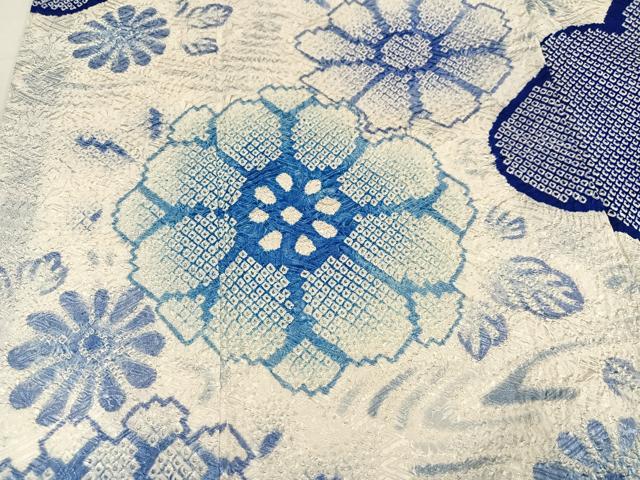 平和屋着物●豪華振袖 総絞り 草花文 雲 正絹 逸品 AABL1718ph