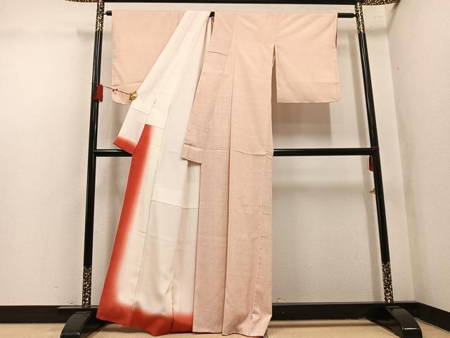 平和屋着物●本塩沢 蚊絣 正絹 逸品 AABL1762ph