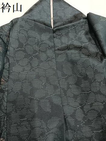 平和屋着物●本場大島紬 草花文 さが美扱い 正絹 逸品 AABL1763ph