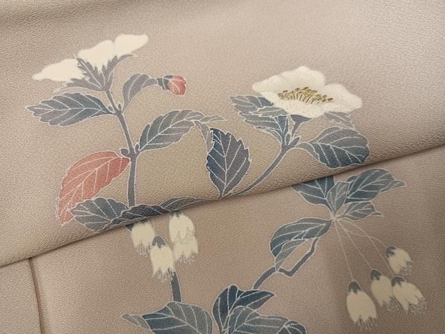 平和屋着物●訪問着 友禅 枝花文 正絹 逸品 AABL1790ph