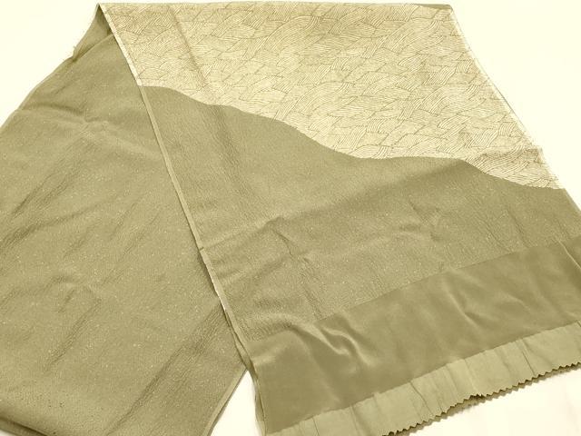 平和屋本店●和装小物 帯締め・帯揚げセット 高麗組 金銀糸 網代 正絹 逸品 未使用 AABL1812ay