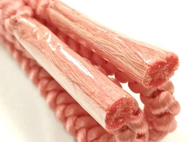平和屋着物●和装小物 帯締め・帯揚げセット 丸組 中抜き絞り 正絹 逸品 未使用 AABL1896ay