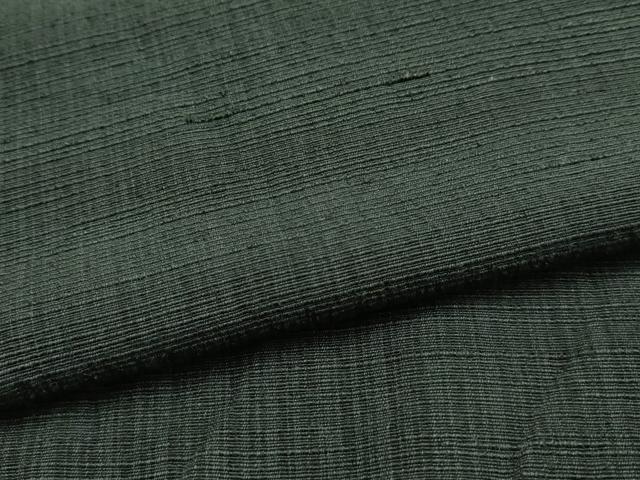 平和屋着物▼男性 和装小物 兵児帯2点セット 黒・緑色系 逸品 AABL1927ay