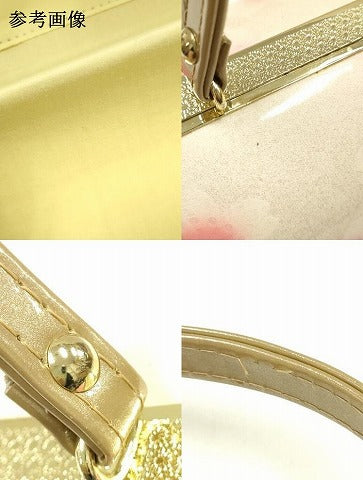 平和屋着物▼和装小物 和装バッグ 振袖用 ハンドバッグ 花柄 金彩 暈し 逸品 AABL1936ay