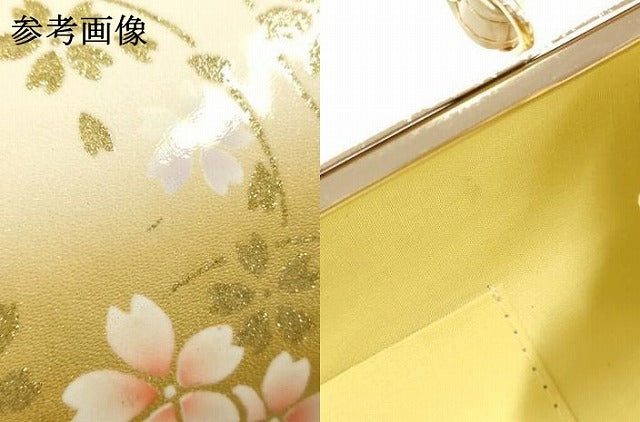 平和屋着物▼和装小物 和装バッグ 振袖用 ハンドバッグ 花柄 金彩 暈し 逸品 AABL1943ay