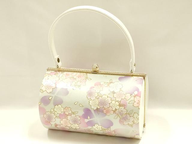 平和屋着物▼和装小物 和装バッグ 振袖用 ハンドバッグ 花柄 金彩 逸品 AABL1947ay