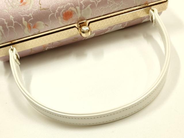 平和屋着物▼和装小物 和装バッグ 振袖用 ハンドバッグ 花柄 金糸 逸品 AABL1951ay