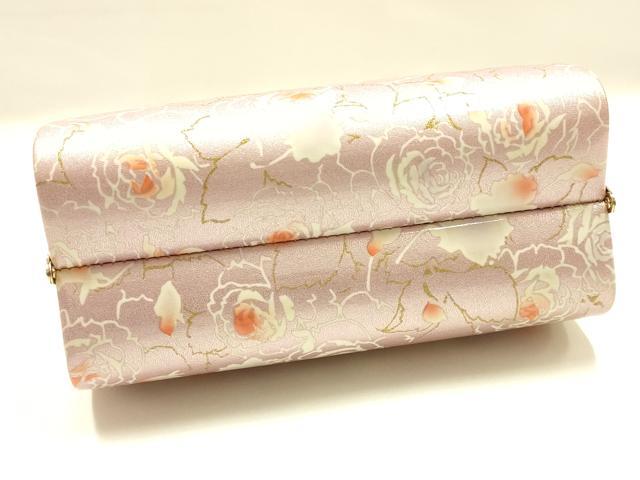 平和屋着物▼和装小物 和装バッグ 振袖用 ハンドバッグ 花柄 金糸 逸品 AABL1951ay