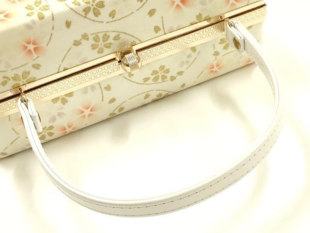 平和屋着物▼和装小物 和装バッグ 振袖用 ハンドバッグ 花柄 金彩 暈し 逸品 AABL1957ay