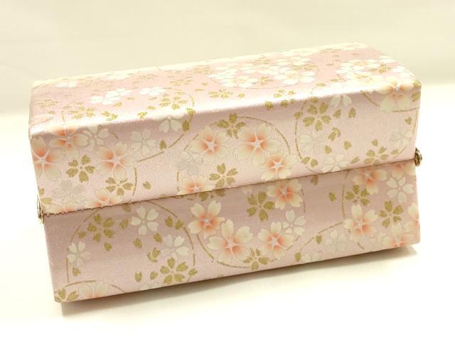 平和屋着物▼和装小物 和装バッグ 振袖用 ハンドバッグ 花柄 金彩 暈し 逸品 AABL1957ay