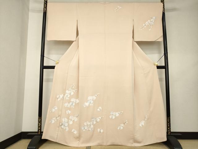 平和屋着物●訪問着 総刺繍 胡蝶蘭 正絹 逸品 AABL2035ck