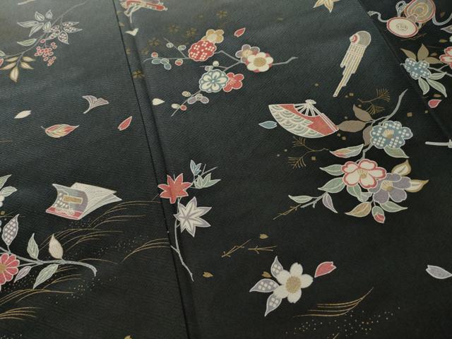 平和屋着物●訪問着 器物花文 暈し染め 正絹 逸品 AABL2106ck