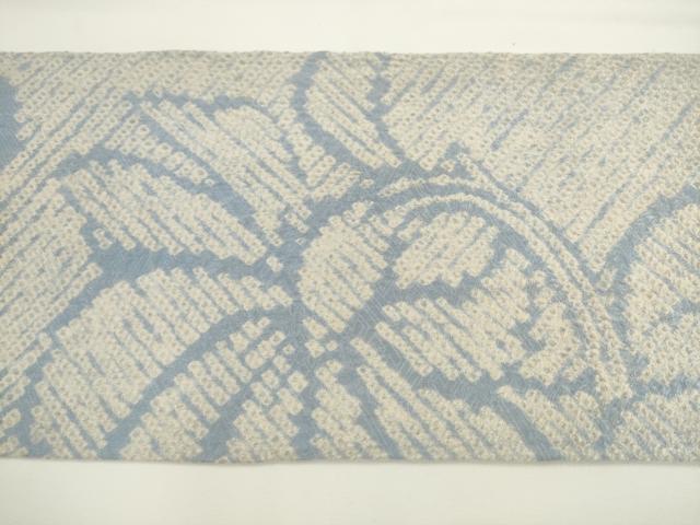 平和屋着物●全通柄九寸名古屋帯 総絞り 草花文 正絹 逸品 AABL2142pf