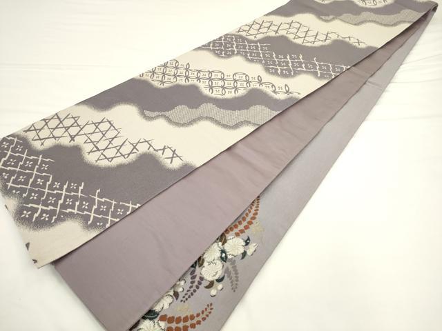 平和屋着物●太鼓柄袋帯 辻が花 正絹 逸品 AABL2210pf