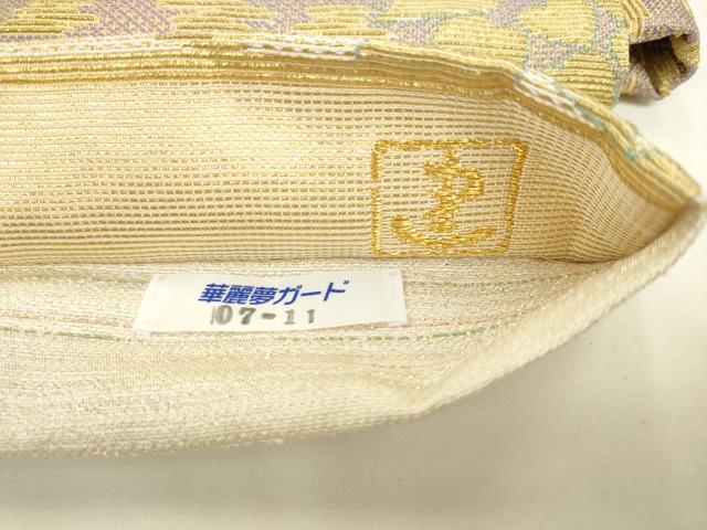 平和屋着物●つけ帯 献上白樺文 金華山織 金糸 正絹 逸品 AABL2212pf