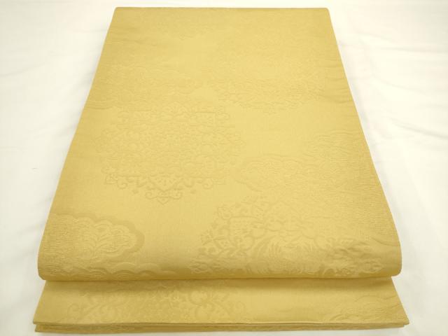 平和屋着物◎両面六通柄袋帯 鳳凰花文 金糸 AABL2251pf
