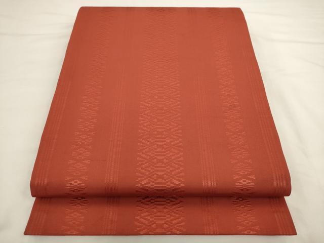 平和屋着物◎本場筑前博多織 九寸開き名古屋帯 献上 正絹 逸品 AABL2270pf