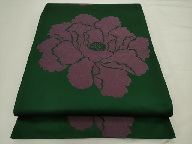 平和屋着物●六通柄袋帯 舞花文 正絹 逸品 AABL2353pf
