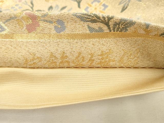平和屋着物●六通柄袋帯 宝飾彩華綴 金糸 三越扱い 正絹 逸品 AABL2414pf