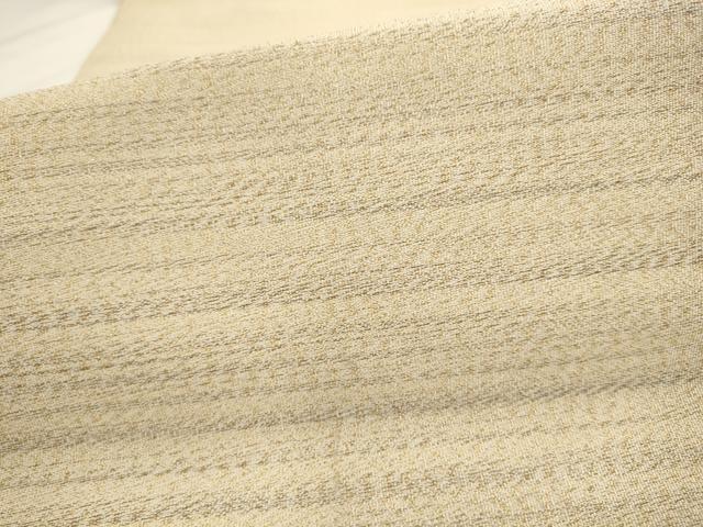 平和屋着物●綴れ 八寸名古屋帯 横段文 金糸 正絹 逸品 AABL2437pf