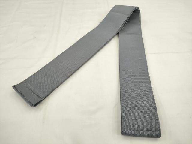 平和屋着物●男性 本場筑前博多織 角帯 霞文 淡藤色 正絹 逸品 AABL2567pf