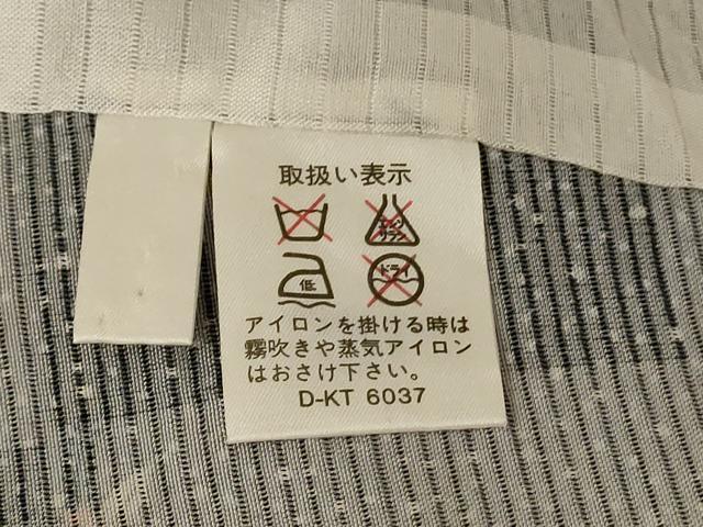 平和屋着物*夏物 小紋 絽 市松花文 正絹 逸品 AABL2610jd