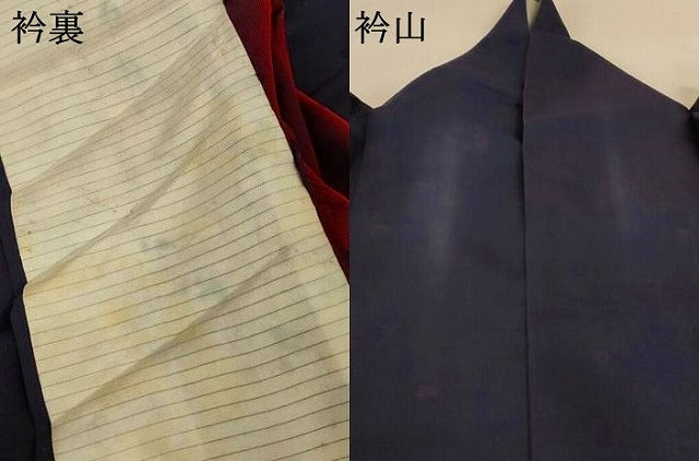 平和屋着物*夏物 小紋 紗 幾何学文様 正絹 逸品 AABL2617jd