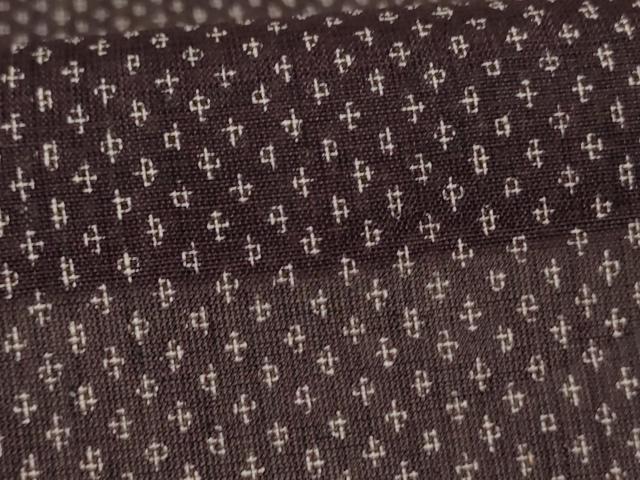 平和屋着物*夏物 本場小千谷ちぢみ 絣柄 証紙付き 麻 逸品 未使用 AABL2620jd