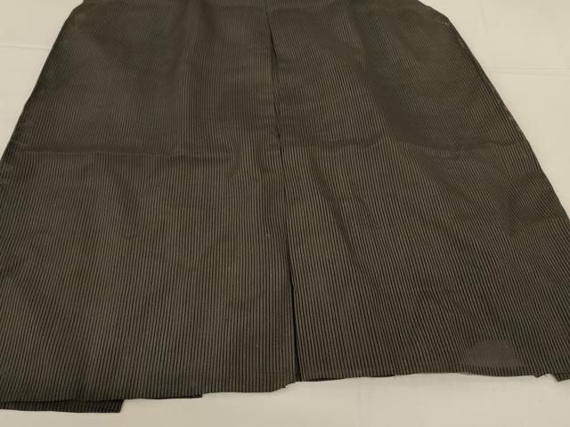 平和屋着物*夏物 男性 馬乗り袴 縦絽 縞 正絹 逸品 AABL2624jd