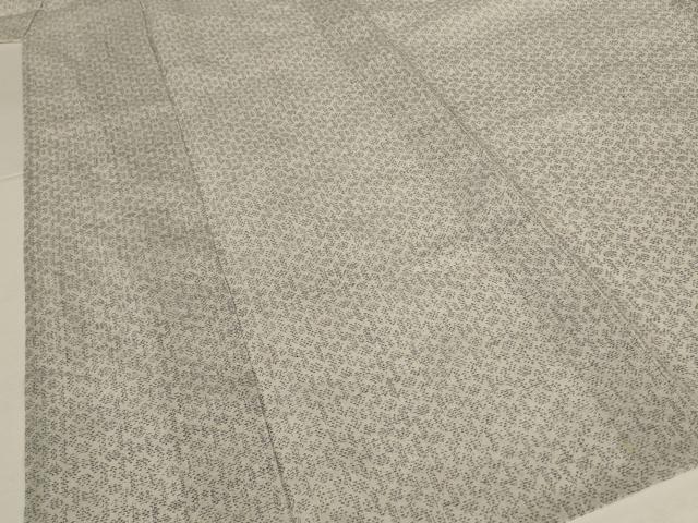 平和屋着物*夏物 越後上布 幾何学文様 苧麻 逸品 AABL2626jd