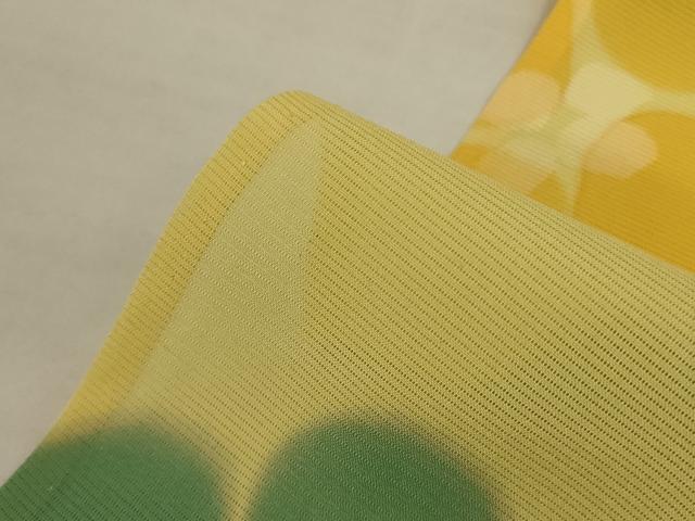 平和屋着物*夏物 小紋 絽 舞花文 正絹 逸品 AABL2646jd