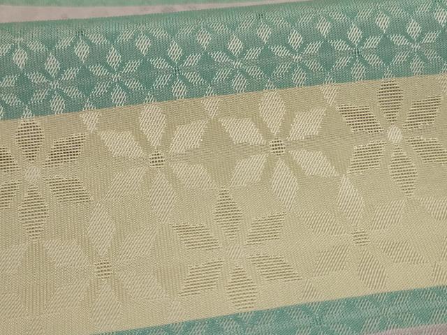 平和屋着物*夏物 小紋 横段花紋紗 正絹 逸品 AABL2647jd
