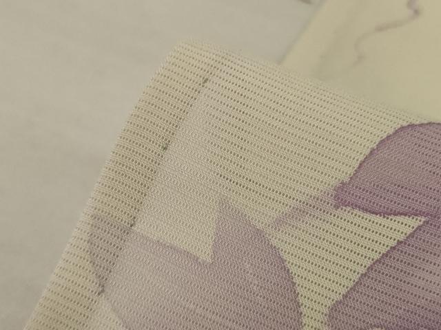 平和屋着物*夏物 訪問着 絽 手描き 蔦の葉文 金銀彩 正絹 逸品 AABL2648jd