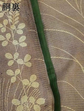 平和屋着物*夏物 訪問着 絽 草花文 銀彩 正絹 逸品 AABL2666jd
