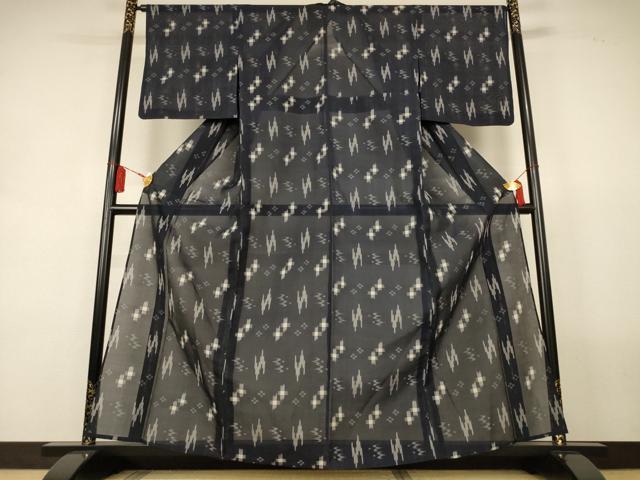 平和屋着物*夏物 本場琉球絣 夏琉球 正絹 逸品 AABL2688jd
