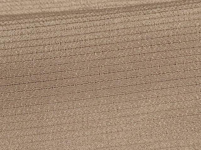 平和屋着物*夏物 本加賀友禅作家 成竹登茂男監修 色無地 絽縮緬 白茶色 正絹 逸品 AABL2695jd