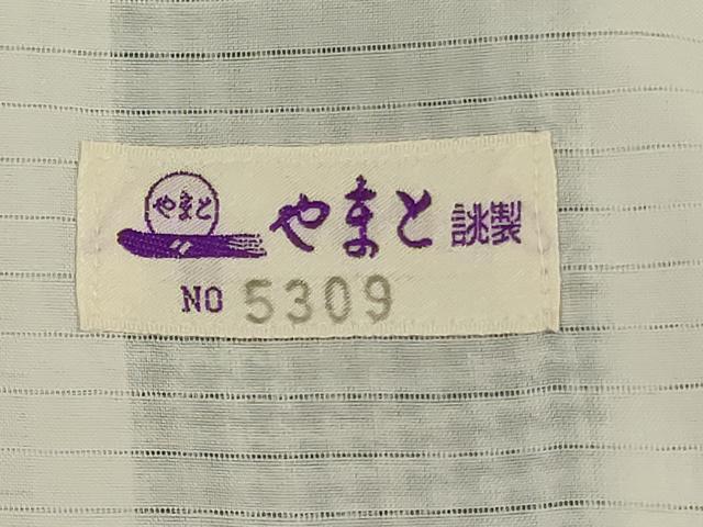 平和屋着物*夏物 小紋 紗 千鳥格子 やまと誂製 AABL2703jd