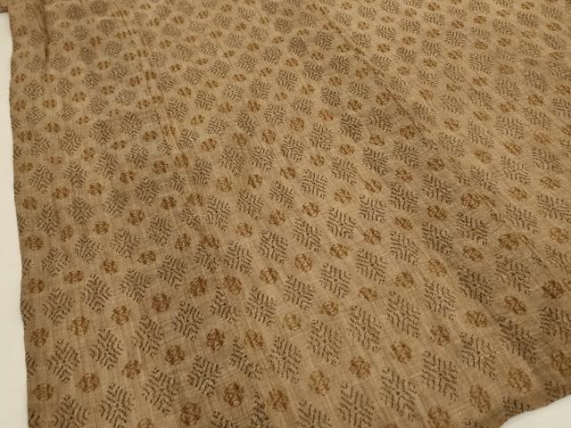 平和屋着物*夏物 本場小千谷ちぢみ 菱文 麻 逸品 AABL2705jd
