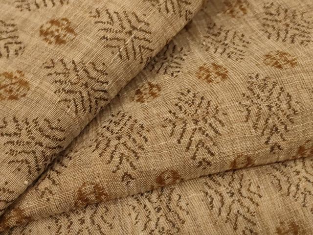 平和屋着物*夏物 本場小千谷ちぢみ 菱文 麻 逸品 AABL2705jd