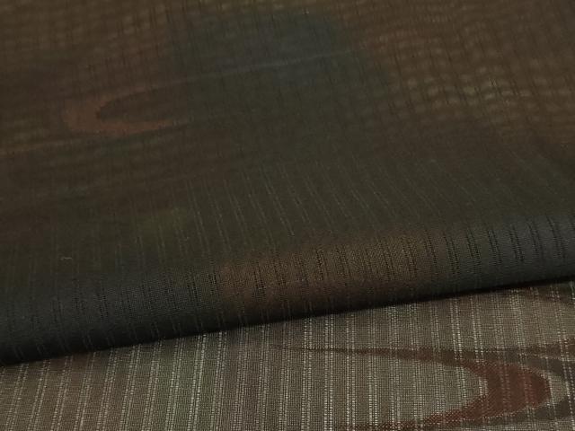 平和屋着物*夏物 小紋 紗 流水文 暈し染め 正絹 逸品 未使用 AABL2719jd