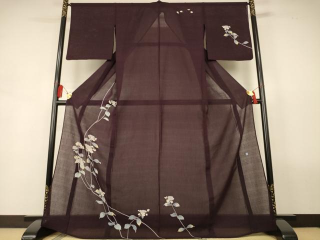 平和屋着物*夏物 訪問着 絽 作家物 紫陽花 正絹 逸品 AABL2737jd