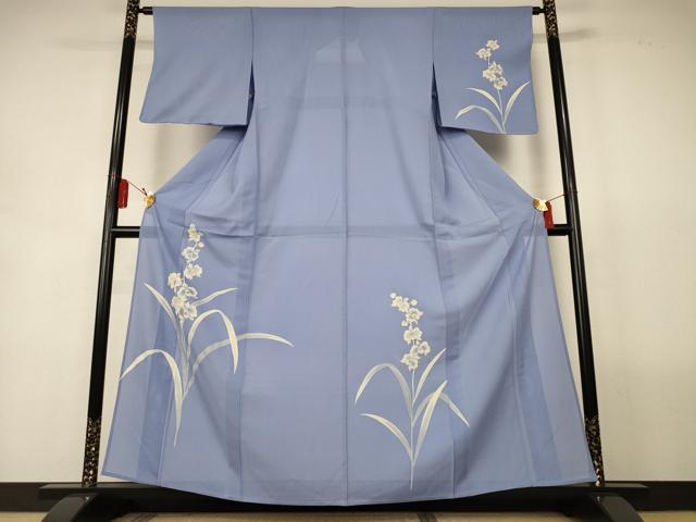 平和屋着物*夏物 訪問着 絽 胡蝶蘭 金彩 正絹 逸品 AABL2740jd