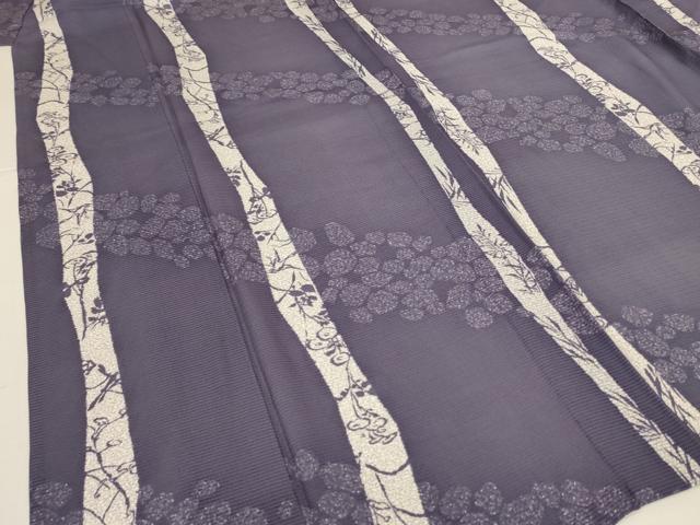平和屋着物*夏物 小紋 絽 花間道 正絹 逸品 AABL2744jd