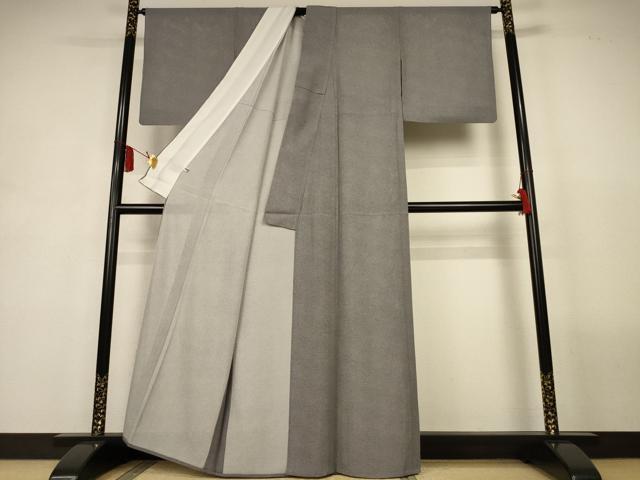 平和屋着物*夏物 江戸小紋 絽 鮫小紋柄 正絹 逸品 AABL2751jd