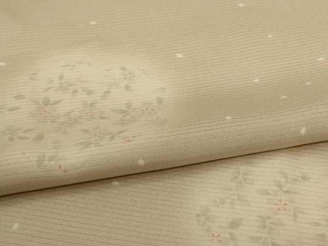 平和屋着物*夏物 小紋 絽 花丸文 反端付き 正絹 逸品 AABL2755jd