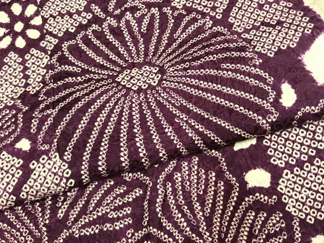 平和屋着物●豪華振袖 総絞り 草花文 正絹 逸品 AABL2840fy