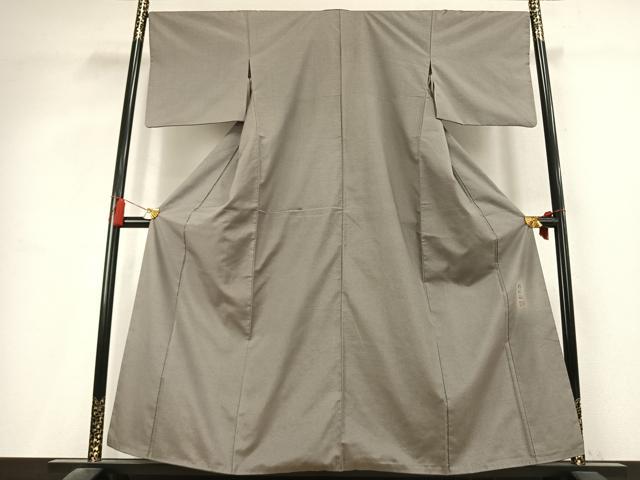 平和屋着物●上質な小紋 作家物 網目文 正絹 逸品 AABL2845fy